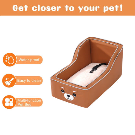 Dog Car Seat Non-Slip for Small Dogs Travel Car Seat Cushion Waterproof