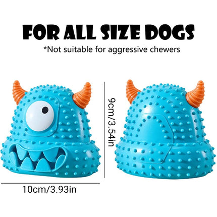 Dog Squeaky Chew Toy Durable Textured Interactive Play Toy Easy Clean