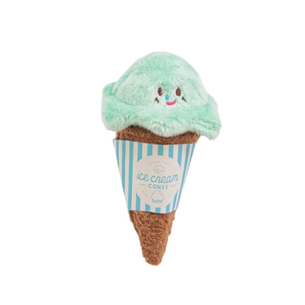 Dog Cat Sniffing Sound Ice Cream Toy Treat Hiding Slow Feeding Foraging Pet Toy