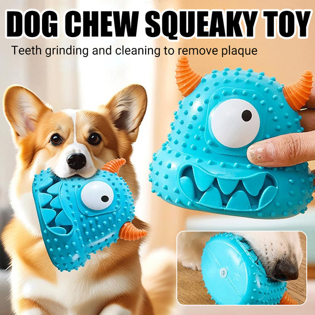 Dog Squeaky Chew Toy Durable Textured Interactive Play Toy Easy Clean