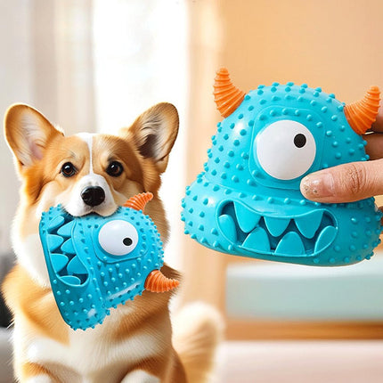 Dog Squeaky Chew Toy Durable Textured Interactive Play Toy Easy Clean