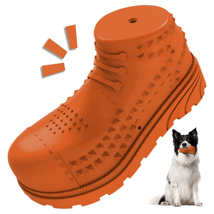Realistic Boot Dogs Chew Toy Teeth Clean Interactive Puppy Improve Bad Habits