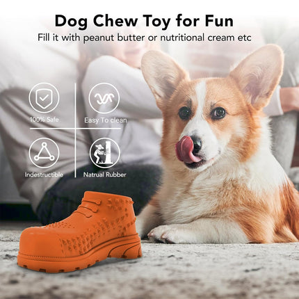 Realistic Boot Dogs Chew Toy Teeth Clean Interactive Puppy Improve Bad Habits