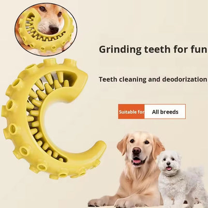 Dog Chew Toy TPR Teeth Grinding Cleaning Bite Resistant Self Exciting Boredom