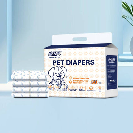 Disposable Male Dog Diapers Belly Band Wrap Leak Proof 60 Pack S M L