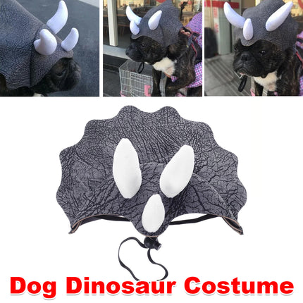 Pet Dinosaur Hat Costume Cute Animal Costume Headwear Durable Soft Comfortable