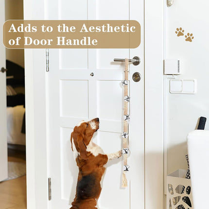 Dog Doorbell Trainer Set Pet Bell Rope Hanger 2PCS Indoor Training Supplies