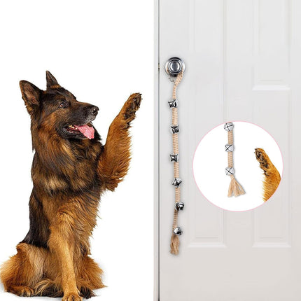 Dog Doorbell Trainer Set Pet Bell Rope Hanger 2PCS Indoor Training Supplies