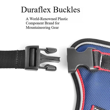 No-Pull Dog Harness and Bungee Leash Set - Padded Vest for Medium Large Dogs