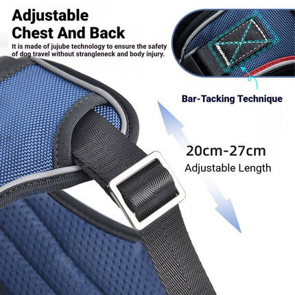 No-Pull Dog Harness and Bungee Leash Set - Padded Vest for Medium Large Dogs