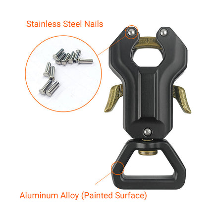 2PCS Frog Clip Swivel Snap Heavy Duty Dog Leash Clip Pet Accessories Hardware