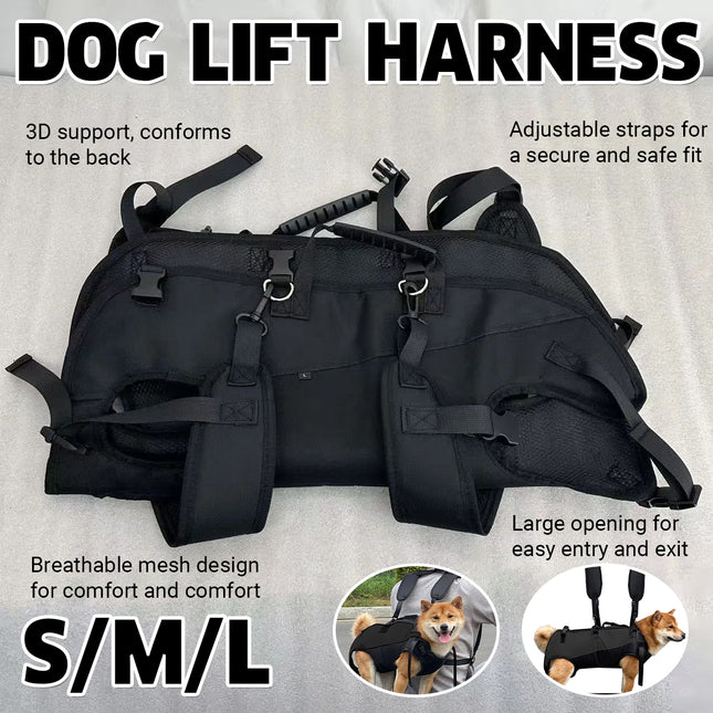 Dog Lift Harness Large Heavy Duty Support Sling for Elderly Injured Pets Use