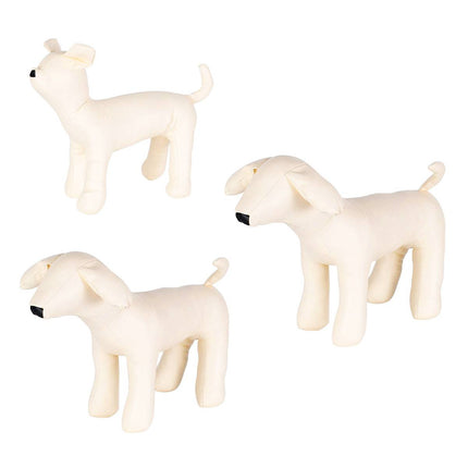 PU Leather Dog Mannequin Model Display Stand Pet Clothing Boutique Shop Prop