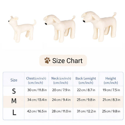 PU Leather Dog Mannequin Model Display Stand Pet Clothing Boutique Shop Prop
