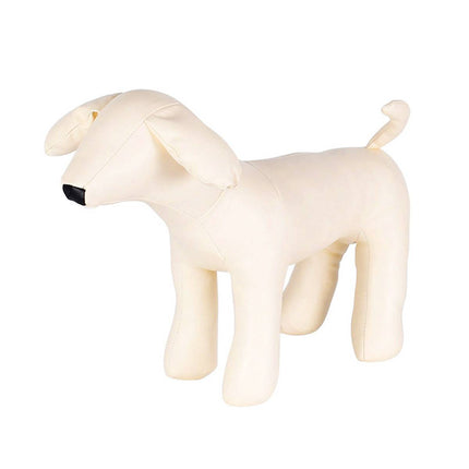 PU Leather Dog Mannequin Model Display Stand Pet Clothing Boutique Shop Prop