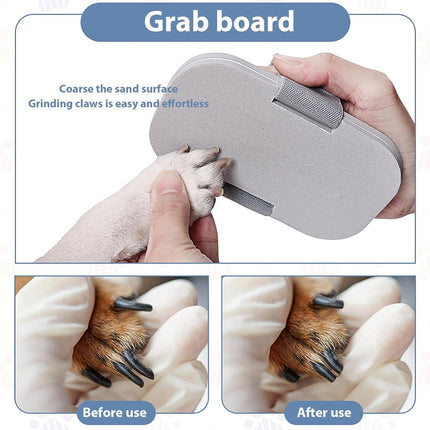 Dog Nail Scratcher Pet Nail File for Dogs Puppy Safe Painless Grooming Tool