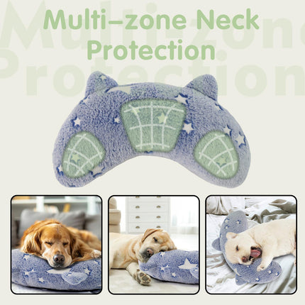 Cervical Vertebrae Protection Pet Pillow U-shaped Dog Backrest Cushion For Sleep