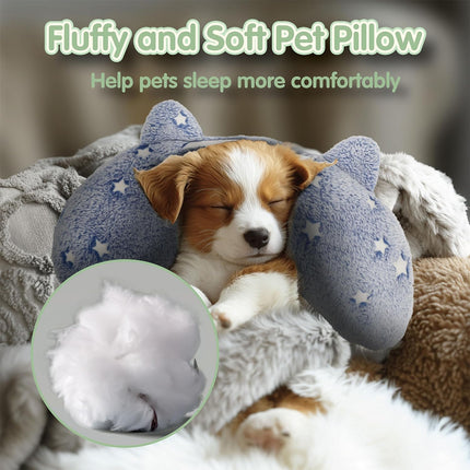 Cervical Vertebrae Protection Pet Pillow U-shaped Dog Backrest Cushion For Sleep