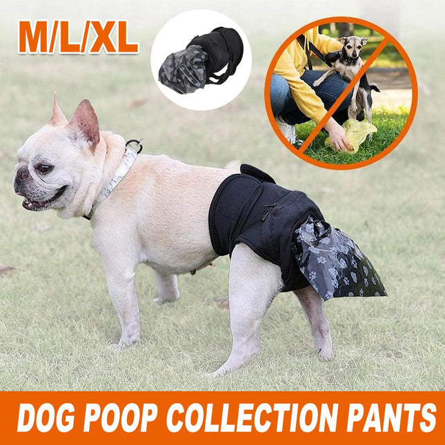 Dog Pet Portable Poop Collection Pants Outing Physiological Pants with Poop Bag