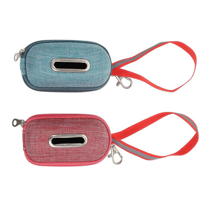 Portable Pet Waste Bag Dispenser Holder For Dog Cat Walking Park And Travel Use