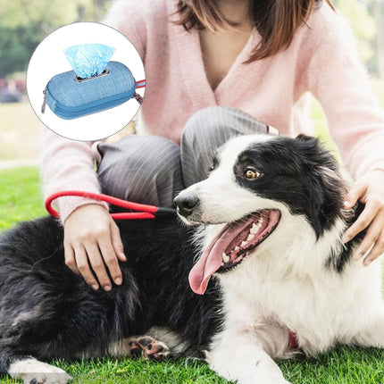 Portable Pet Waste Bag Dispenser Holder For Dog Cat Walking Park And Travel Use