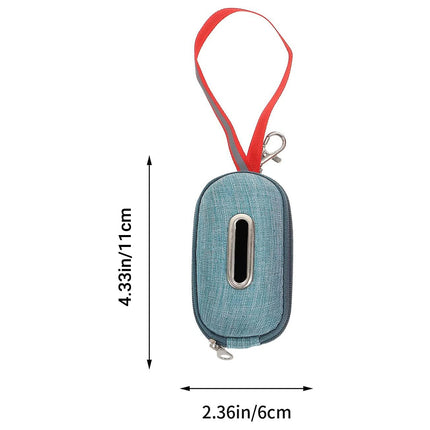 Portable Pet Waste Bag Dispenser Holder For Dog Cat Walking Park And Travel Use