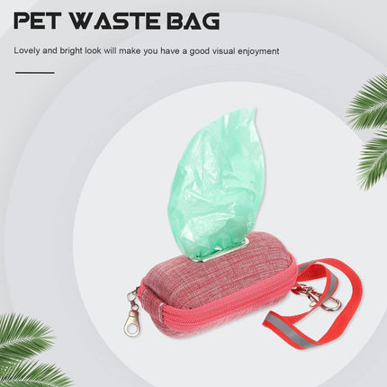 Portable Pet Waste Bag Dispenser Holder For Dog Cat Walking Park And Travel Use