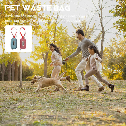 Portable Pet Waste Bag Dispenser Holder For Dog Cat Walking Park And Travel Use