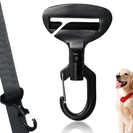 Dog Vehicle Connector Restraint Buckle Durable for Car Pet Travel Use