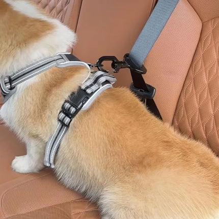 Dog Vehicle Connector Restraint Buckle Durable for Car Pet Travel Use
