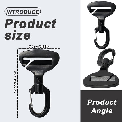 Dog Vehicle Connector Restraint Buckle Durable for Car Pet Travel Use