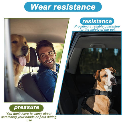 Dog Vehicle Connector Restraint Buckle Durable for Car Pet Travel Use