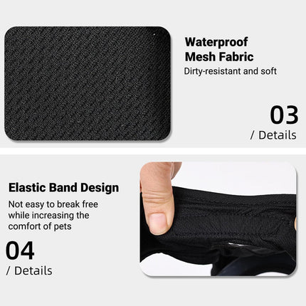 Dog Pet Portable Poop Collection Pants Outing Physiological Pants with Poop Bag