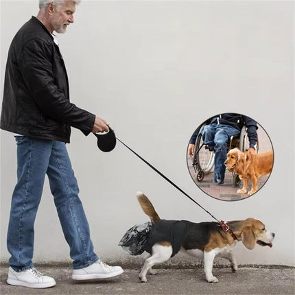 Dog Pet Portable Poop Collection Pants Outing Physiological Pants with Poop Bag
