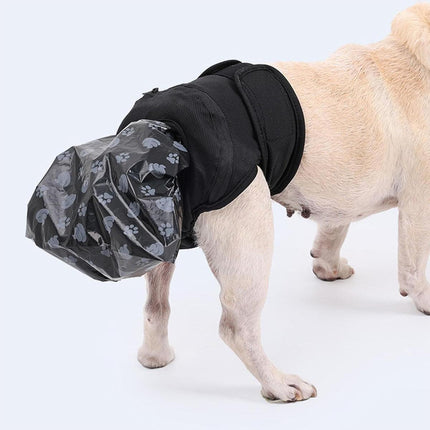 Dog Pet Portable Poop Collection Pants Outing Physiological Pants with Poop Bag