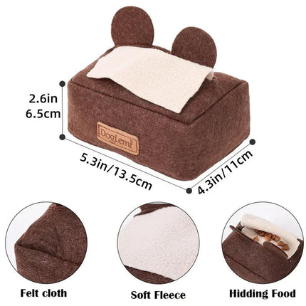 Dog Sniff Training Toy Plush Scent Training Aid for Puppies Interactive Pet Toy