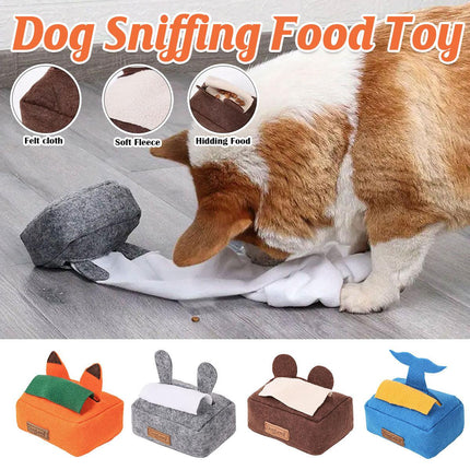 Dog Sniff Training Toy Plush Scent Training Aid for Puppies Interactive Pet Toy