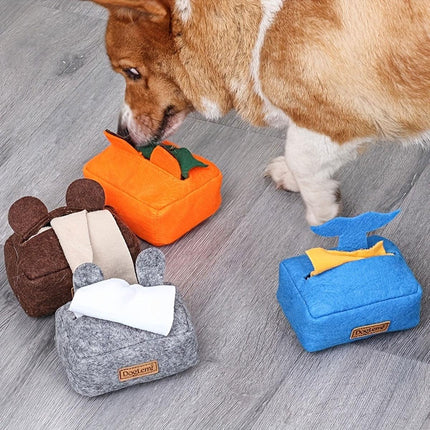 Dog Sniff Training Toy Plush Scent Training Aid for Puppies Interactive Pet Toy
