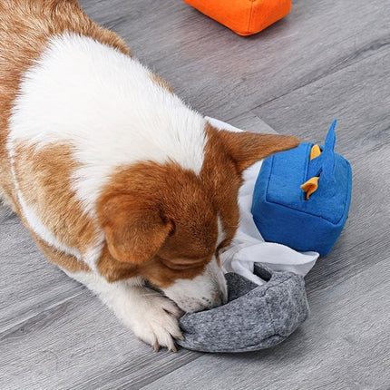 Dog Sniff Training Toy Plush Scent Training Aid for Puppies Interactive Pet Toy
