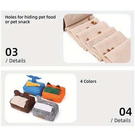 Dog Sniff Training Toy Plush Scent Training Aid for Puppies Interactive Pet Toy