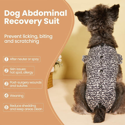 Dog Neutering Recovery Clothing Pet Belly Wrap Surgical Clothing for Healing