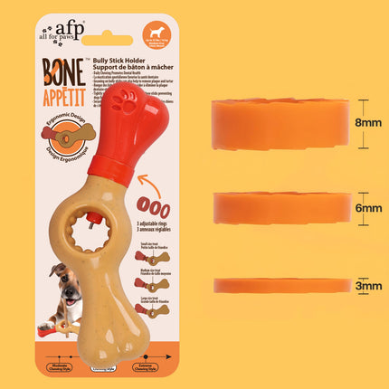 Pet Teething Stick Holder Non Toxic Dog Chewing Toy Durable for Dental Care