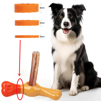 Pet Teething Stick Holder Non Toxic Dog Chewing Toy Durable for Dental Care