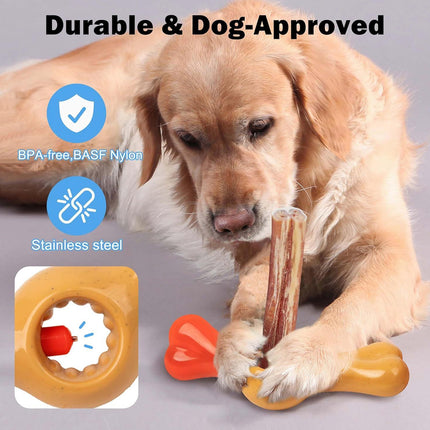 Pet Teething Stick Holder Non Toxic Dog Chewing Toy Durable for Dental Care