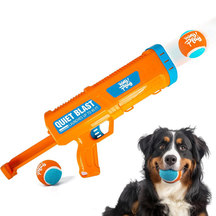 Dog Tennis Ball Launcher Ball Thrower for Medium Large Dogs Outdoor Play Use