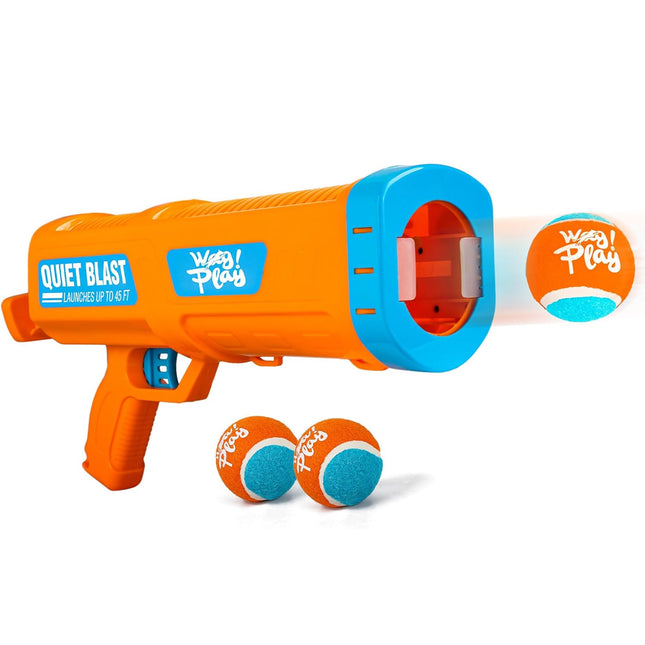Dog Tennis Ball Launcher Ball Thrower for Medium Large Dogs Outdoor Play Use
