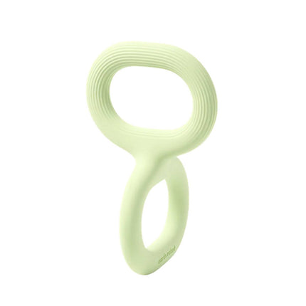 Dog Tug Toy Double Loop Rubber Pet Chew Bite Pull Toy Ergonomic 28cm