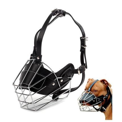 Anti Bite Anti Bark Dog Muzzle Mouthguard Adjustable for Small Medium Large Dogs