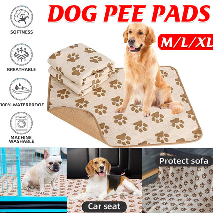 Reusable Washable Dog Pee Pads Waterproof for Puppy Adult Dog House Training