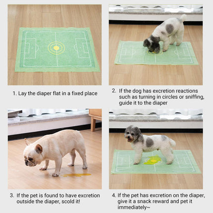 Pet Urinal Pads for Dogs Bullseye Diaper Pads Leakproof Pet Training Pads Dogs